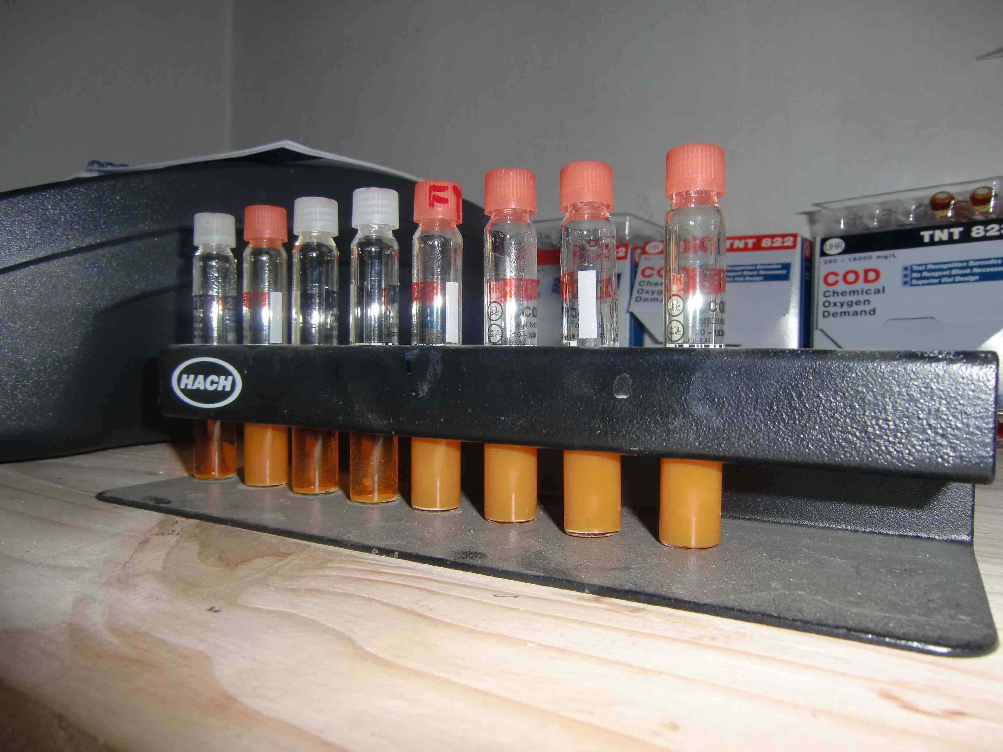 CDO test vials
